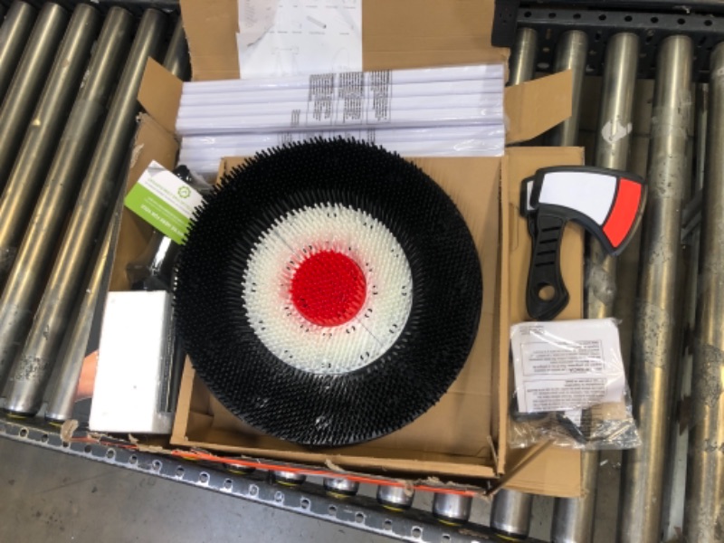 Photo 1 of BLACK SERIES The Axe Throwing Target Set, 3 Throwing Axes and Bristle Target, Active and Safe Play, Blunted Edges and Lightweight Plastic, Indoor or Outdoor Use and Backyard Fun