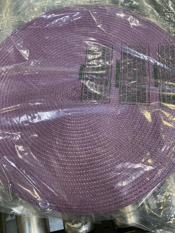 Photo 1 of 4 PURPLE TABLE MATS.