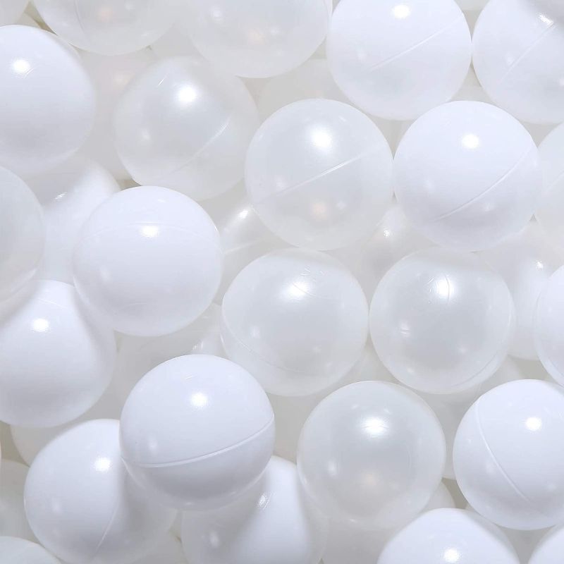 Photo 1 of GOGOSO Ball Pit Balls for Kids,100pcs Plastic Balls Crush Proof Baby Play Ball BPA Free Non-Toxic 2.15 Inch Pit Ball for Kids Birthday Party Pool Tent Party Favors Bath Playpen
