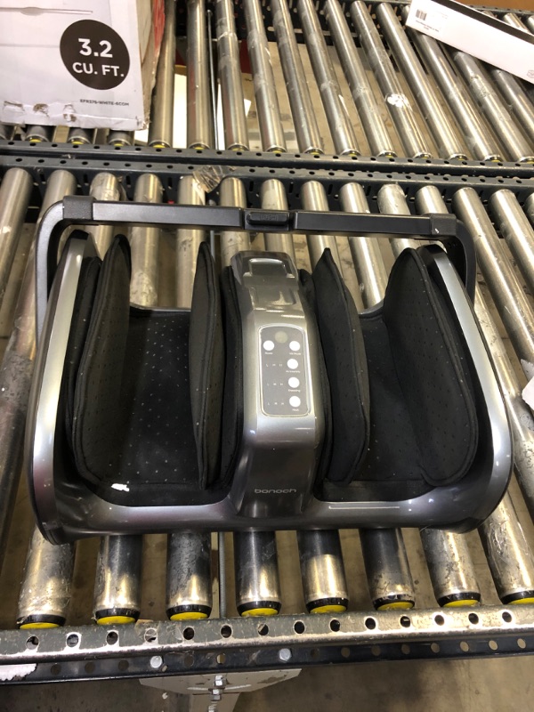Photo 1 of bonoch Shiatsu Foot Massager Machine with Heat, Foot and Calf Massager with Remote, 3 Intensity Heat Therapy Kneading Air Compression, Foot Massager for Plantar Fasciitis Neuropathy Blood Circulation Gray