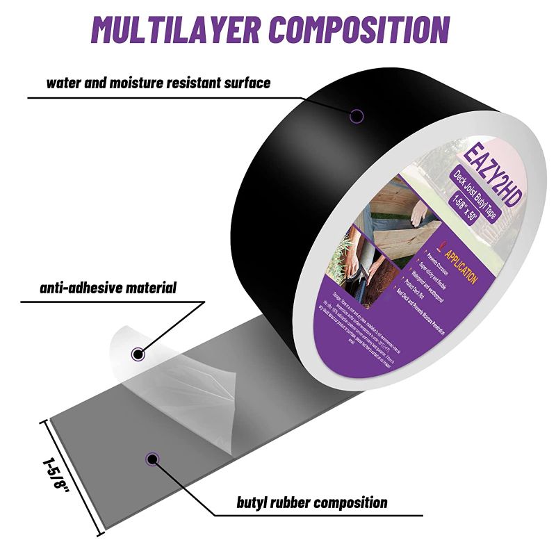 Photo 1 of Eazy2hD Deck Joist Tape for Decking 2" x 50'