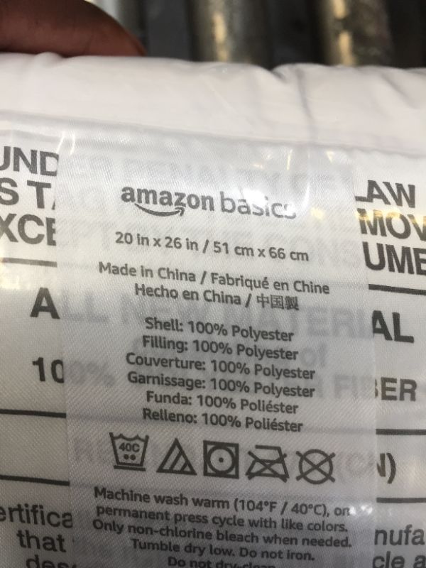 Photo 1 of amazon basics 20x26inch pillow