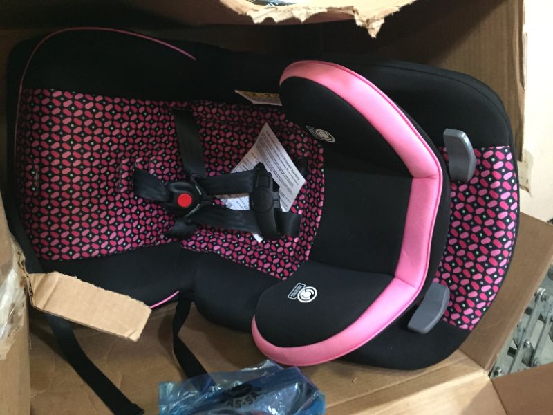 Photo 2 of Cosco Empire All-in-One Convertible Car Seat, Extended Use All-in-One Car Seat: Rear-Facing 5-40 pounds, Forward-Facing Harness 22-50 pounds, and Belt-Positioning 40-80 pounds, Spring Petals