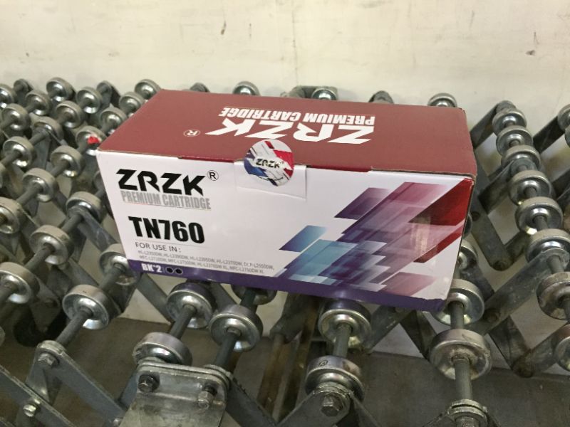 Photo 3 of ZRZK TN760 Compatible Toner Cartridge Replacement for Brother TN-760 TN730 to Use with HL-L2350DW, HL-L2390DW, HL-L2395DW, MFC-L2710DW, HL-L2370DW XL, MFC-L2750DW XL Printer (Black, 2 Pack)
