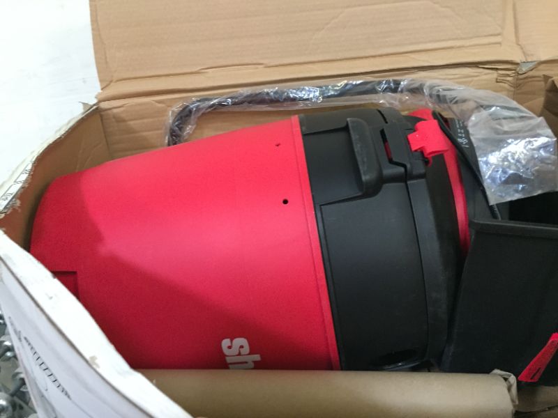 Photo 2 of Shop-Vac 14 Gallon 6.5-Peak HP Wet/Dry Vacuum with with Filter, Hose and Accessories,5973136 Red/Black