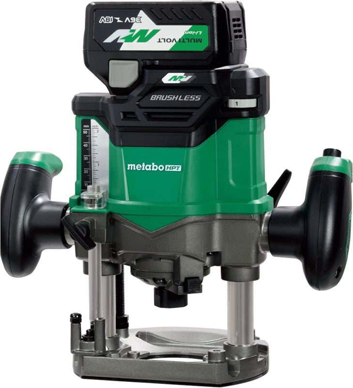 Photo 1 of Metabo HPT M3612DA 36V MV Cordless Plunge Router Kit w/ 36V MV 7-1/4-Inch Miter Saw w/ 36V MultiVolt™ Plunge Router Kit