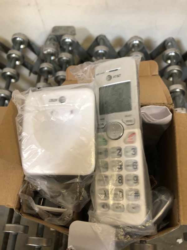 Photo 2 of AT&T EL51303 3 Handset DECT 6.0 Cordless Home Phone Full-Duplex Handset Speakerphone, Backlit Display, Lighted Keypad, Caller ID/Call Waiting, Phonebook, Eco Mode, Voicemail Key, Quiet Mode,Intercom