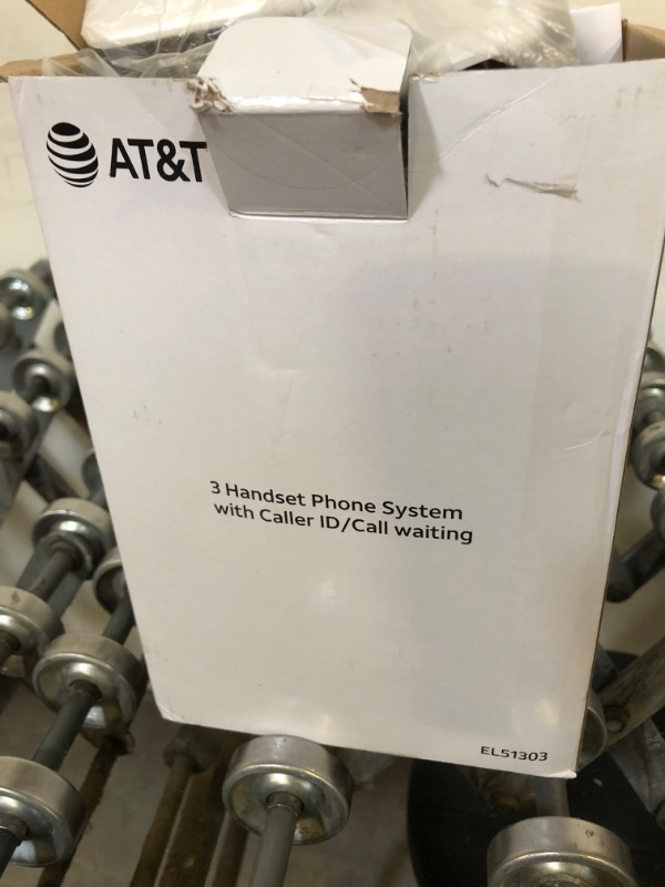 Photo 3 of AT&T EL51303 3 Handset DECT 6.0 Cordless Home Phone Full-Duplex Handset Speakerphone, Backlit Display, Lighted Keypad, Caller ID/Call Waiting, Phonebook, Eco Mode, Voicemail Key, Quiet Mode,Intercom