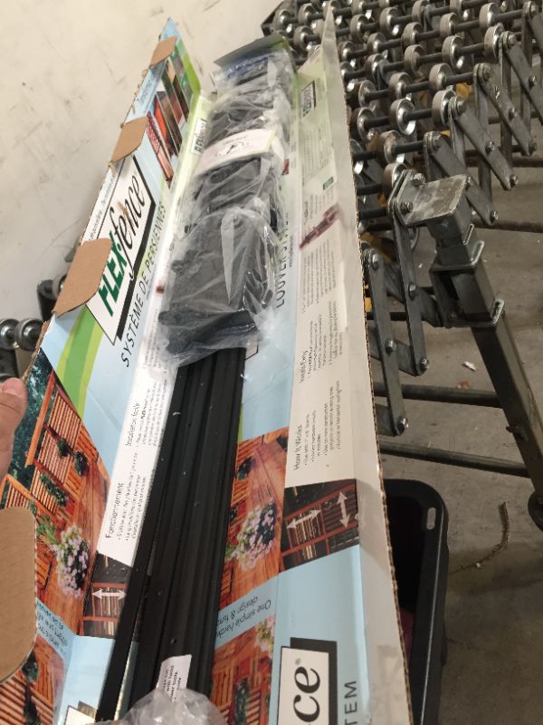 Photo 1 of Flex-Fence, Decorative Versa Fence Louver System, Perfect for Gardens, Patios and Outdoor Spaces, Indoor and Outdoor Use, 2 Pack