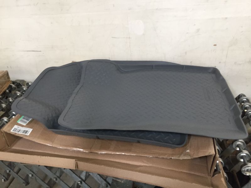 Photo 2 of Husky Liners Classic Style Series | Front Floor Liners - Grey | 31402 | Fits 1999-2007 Chevrolet Silverado/GMC Sierra 1500 Standard Cab 2 Pcs Grey Classic Style Front Floor Mats Standard Cab