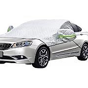 Photo 1 of  Windshield Cover for Ice and Snow Winter Frost Cover for Car Windshield Snow Cover with Side Mirror Protector for Protect The Windshield from Snow Ice Suitable for Cars, SUV and Truck