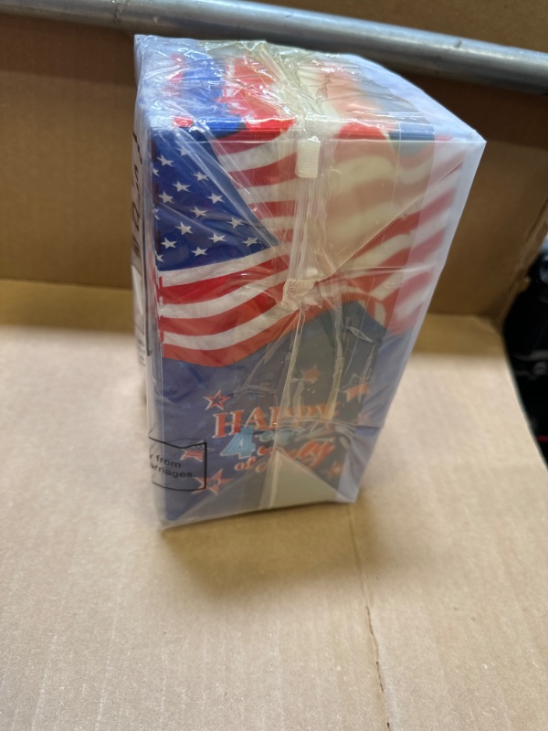 Photo 1 of  Fourth of July Paper Napkins Patriotic Guest Dinner Napkins Disposable