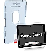 Photo 1 of Bioton Paperfeel Glass Screen Protector Compatible with iPad 9th Generation/iPad 8th Generation/iPad 7th Generation (iPad 10.2 Inch) [Auto-Alignment Tool] [Tempered Glass] [EZ Kit]
