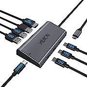Photo 1 of Huicn 8 in 1 USB C Hub Multiport Adapter USB C Docking Station with 3 USB C 3.2 Gen 2 10Gbps and 2 USB A 3.2 Gen 2 10Gbps 1 USB 2.0 100W PD 4K 60Hz HDMI for MacBook iPad XPS Surface Chromebook Laptop