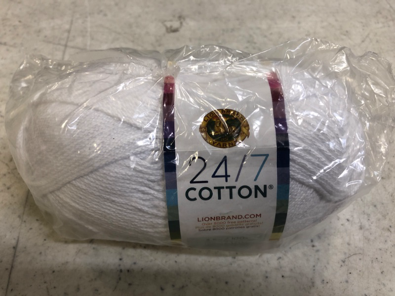 Photo 1 of  24/7 Cotton® Yarn, White 