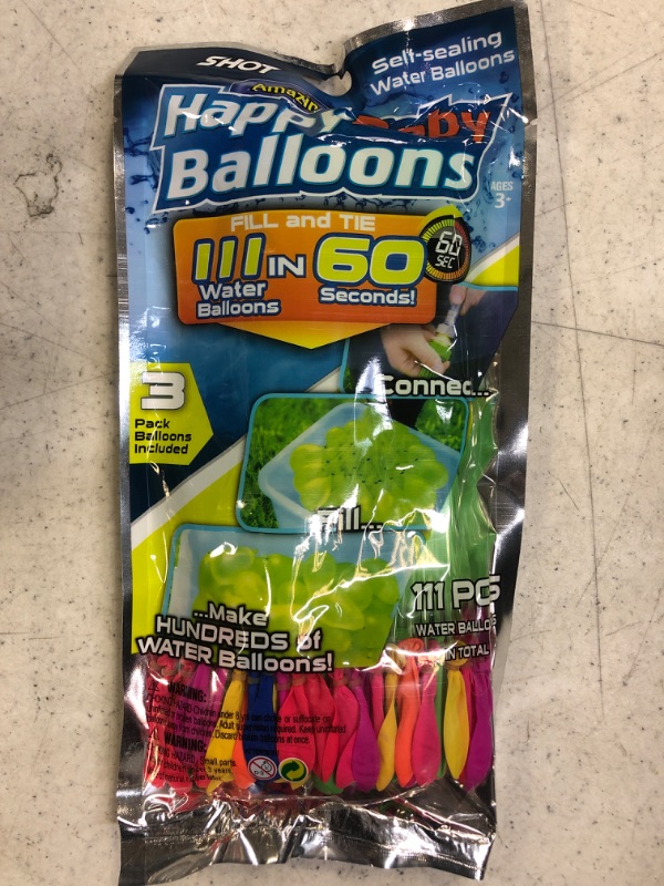 Photo 2 of Bunches of Balloons Crazy Multi Color, 100+ Rapid-Filling Self-Sealing Water Balloons for Outdoor Summer Fun, Total Over 100+ Water Balloons