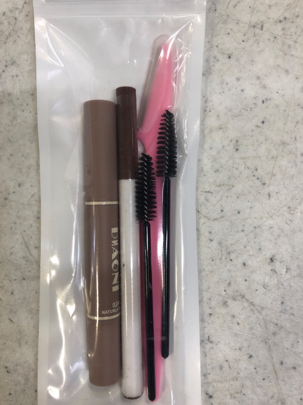 Photo 2 of 2 Different Eyebrow Cream, Eyebrow Tattoo Pencil, with Eyebrow Brushes, long Lasting Waterproof Long Lasting Waterproof and Smudgeproof Natural Looking Brows (Brown)