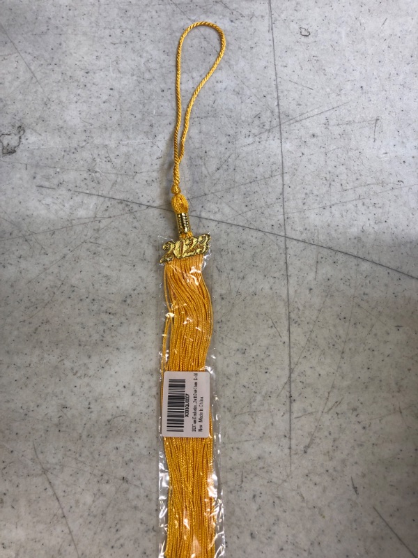 Photo 2 of 2023 Tassel Graduation Gold Graduation Tassel 2023 with Date Charm (Gold)