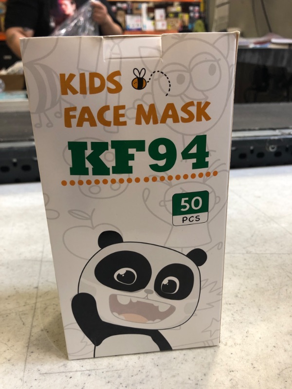 Photo 2 of 50/100 PCS KF-94 Face M asks 4 Layers for Kids & Adult, KF 94 Face_M ask 4-Ply Cup Dust_M ask 3D Design Shape Kids Black 50 Count (Pack of 1)