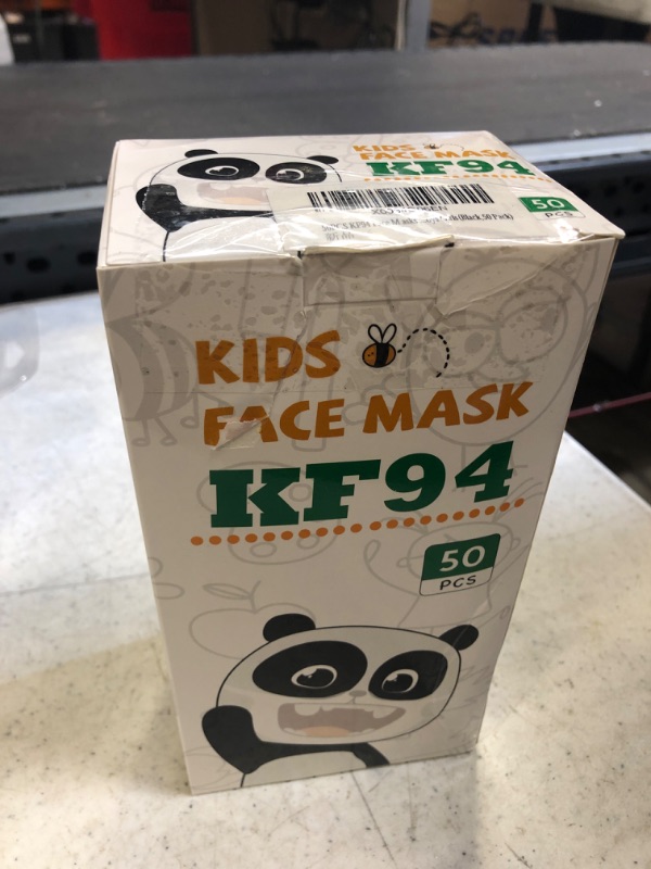 Photo 2 of 50/100 PCS KF-94 Face M asks 4 Layers for Kids & Adult, KF 94 Face_M ask 4-Ply Cup Dust_M ask 3D Design Shape Kids Black 50 Count (Pack of 1)