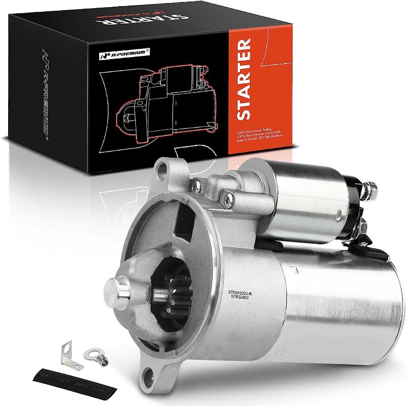 Photo 1 of A-Premium Starter Motor Compatible with Ford Explorer 1991-2003, Mustang 2005-2009, Ranger & Mazda B4000 1994-2010, Navajo, V6 4.0L Only, 12V 1.2KW 10-Tooth Clockwise, Replace# F87U-11000-B1B
