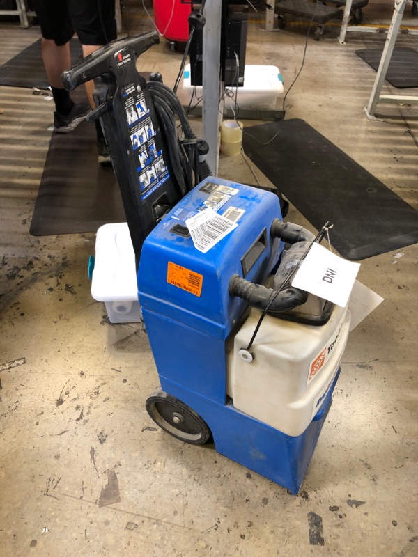 Photo 3 of WIDE TRACK CARPET CLEANER WITH UPHOLSTERY CLEANER
- works - no indication of functionality(on light, etc.)