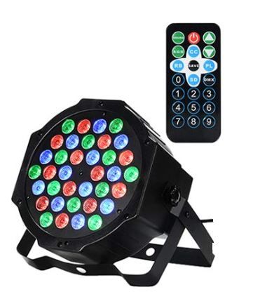 Photo 1 of LUNSY Dj Light, 36 LED Par Lights Stage Light