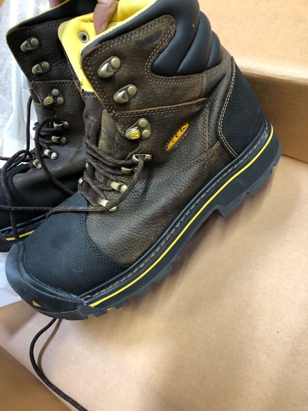 Photo 1 of KEEN UTILITY MEN'S MILWAUKEE 6" STEEL TOE WORK BOOTS SIZE 12D
