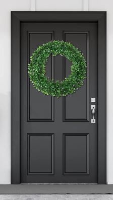 Photo 1 of 11.8 Inch Faux Boxwood Wreath