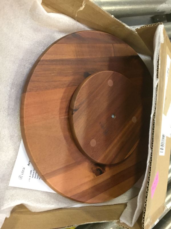 Photo 1 of AIDEA 13 inch Acacia Wood Lazy Susan Organizer, Lasy Susan Turntable for Cabinet,Pantry,Kitchen,Home 13"