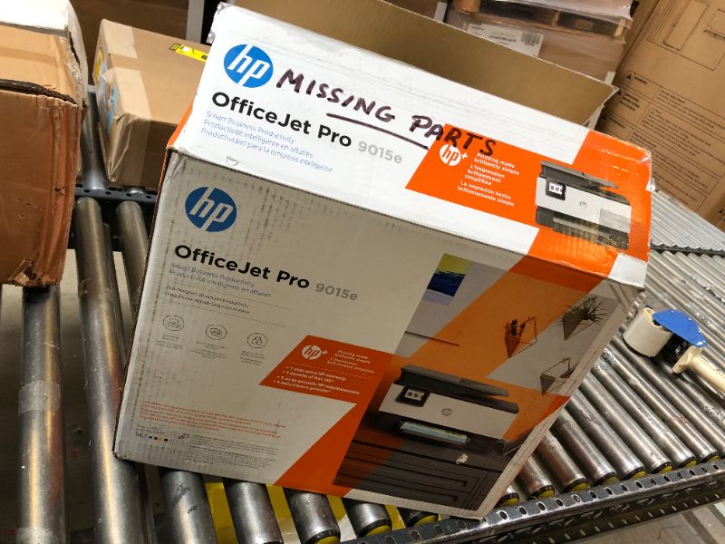 Photo 2 of SELLING FOR PARTS -- HP OfficeJet Pro 9015e All-in-One Printer
