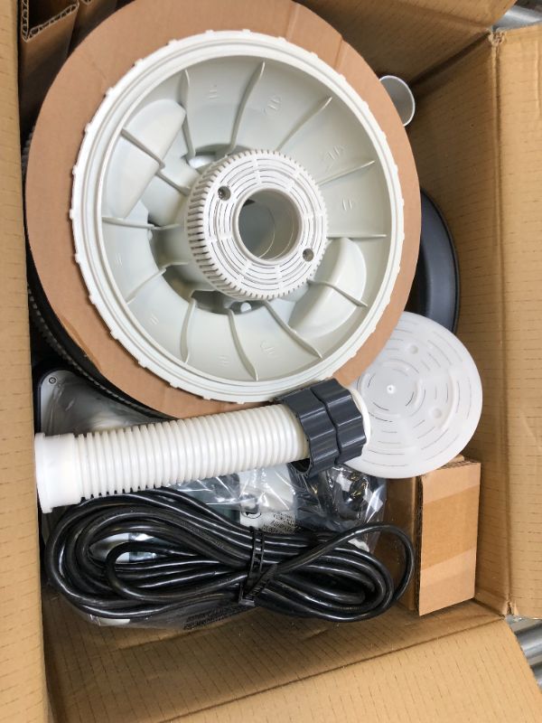 Photo 1 of INTEX 26325EH Ultra XTR Deluxe Above Ground Swimming Pool Set: 16ft x 48in – Includes 1500 GPH Cartridge Sand Filter Pump & 28633EG C2500 Krystal Clear Cartridge Filter Pump for Above Ground Pools 16FT x 48IN Pool with Pump Pool Set+ Cartridge Filter Pump