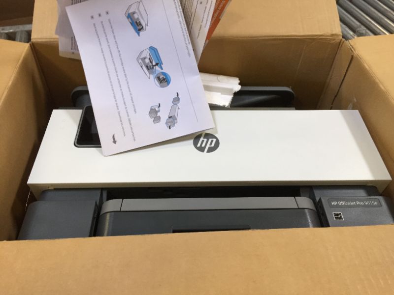 Photo 2 of HP OfficeJet Pro 9015e Wireless Color All-in-One Printer with bonus 6 months Instant ink with HP+ (1G5L3A),Gray