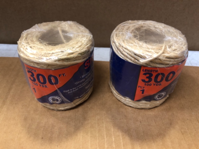Photo 1 of 2pcs--TWINE SISAL 300 FT