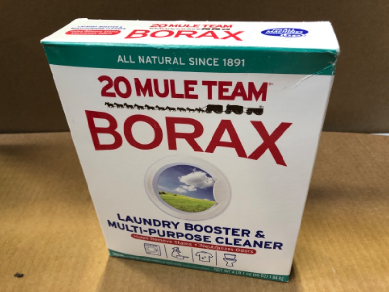 Photo 2 of Borax 20 Mule Team Detergent Booster, 65 Oz. Unscented 65 Ounce (Pack of 1)