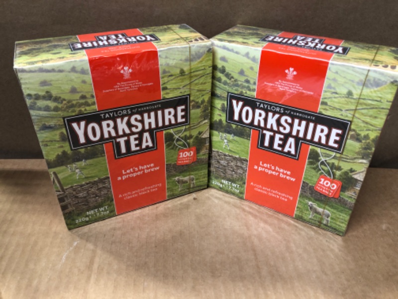 Photo 2 of 2pack Yorkshire Tea Taylors of Harrogate, Red, 100 Count Yorkshire Red 100 Count (Pack of 1)