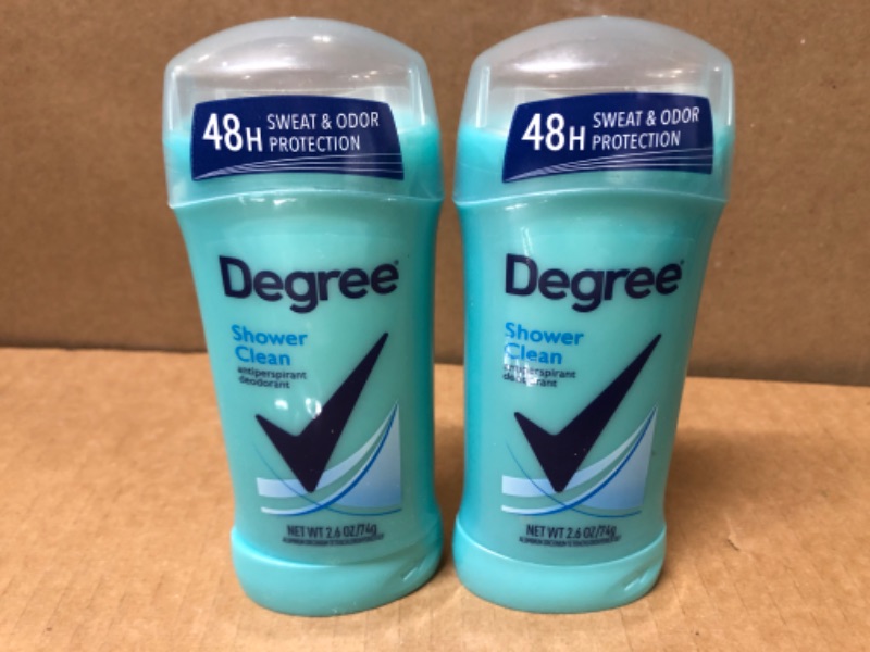 Photo 2 of 2pcs Degree Dry Protection Deodorant, Shower Clean - 2.6 oz stick