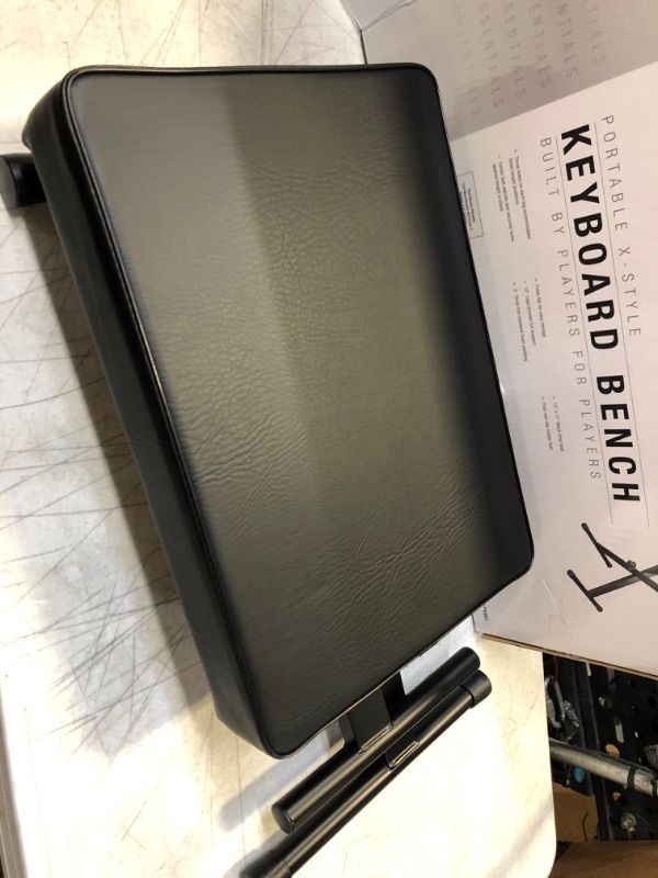 Photo 2 of Yamaha Portable X - Style Keyboard Bench, Dim Gray