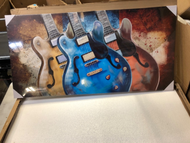 Photo 1 of 24" x 48" Electric Guitar Painting