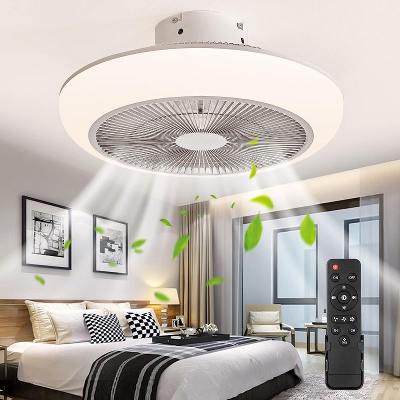 Photo 1 of  Modern Bladeless Ceiling Fan with Light