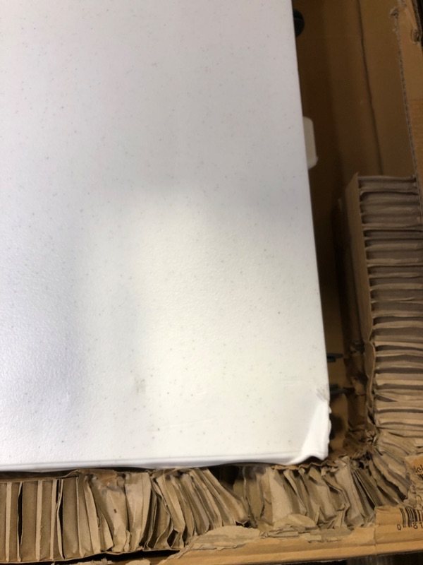 Photo 1 of 6 ft. Fold-in-Half Table: Almond
