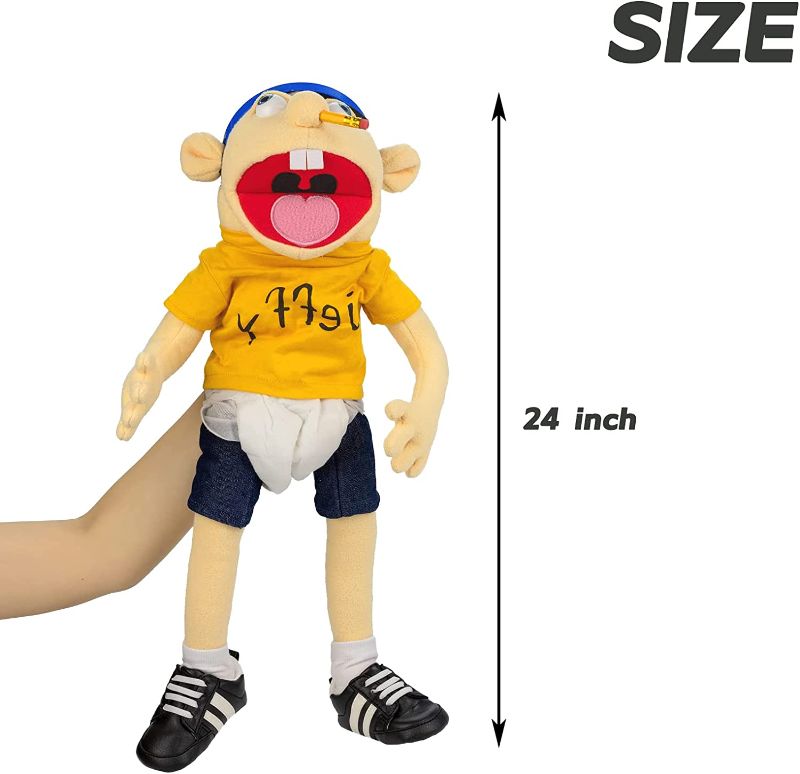 Photo 1 of 24inch Jeffy Puppet Hand Puppet Plushie Toy, 