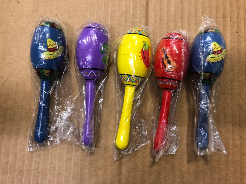 Photo 1 of 5 PCS Mini Festival Maracas Toys