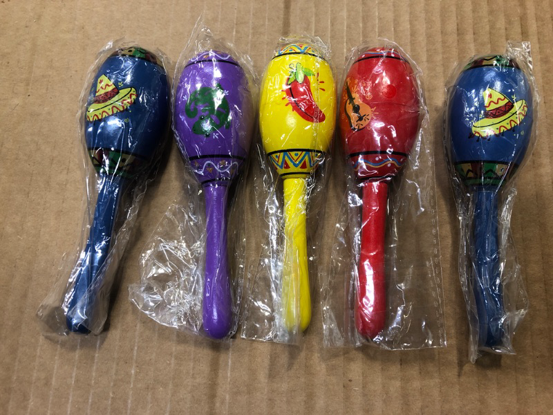 Photo 1 of 5 PCS Mini Festival Maracas Toys