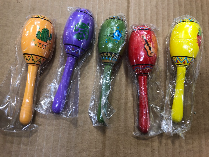 Photo 1 of 5 PCS Mini Festival Maracas Toys