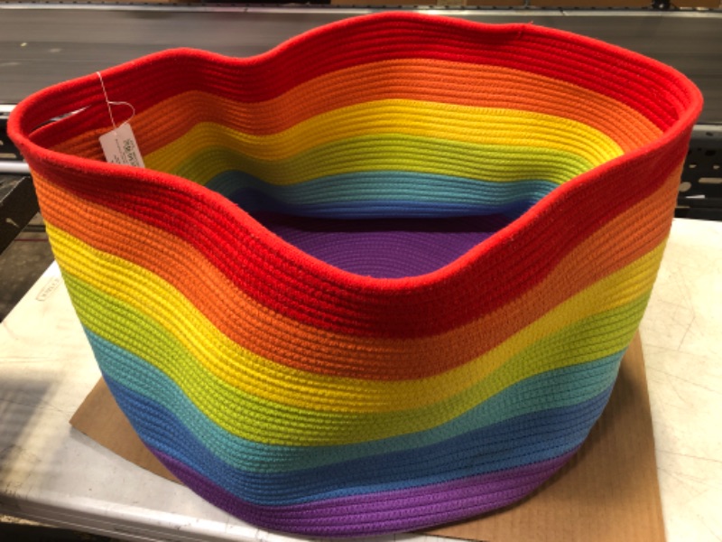 Photo 1 of  Design Extra Large Rainbow Blanket Basket  