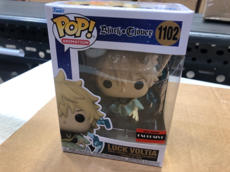 Photo 2 of Funko Pop Black Clover Luck Voltia Figure (AAA Anime Exclusive)