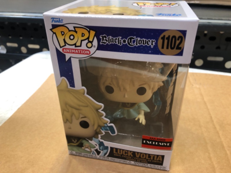 Photo 2 of Funko Pop Black Clover Luck Voltia Figure (AAA Anime Exclusive)