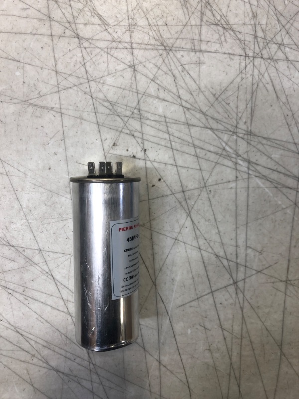 Photo 1 of 45 uf/MFD Capacitor for AC, 370-440 VAC Volts CBB65 Dual Run Round Capacitors, Air Conditioner, Swimming Pool and Fan Capacitors,6 Years Warranty(Optional uf/MFD)
