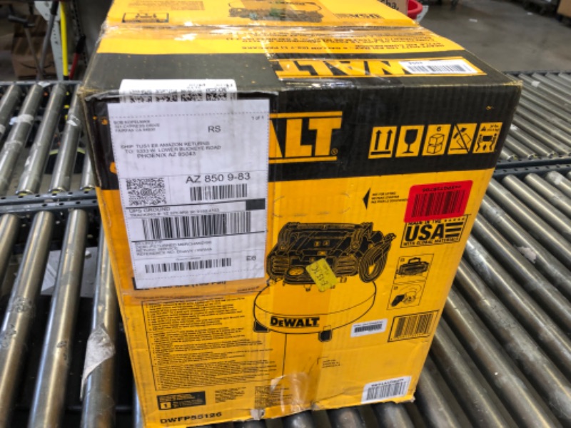 Photo 5 of DEWALT Pancake Air Compressor, 6 Gallon, 165 PSI (DWFP55126)